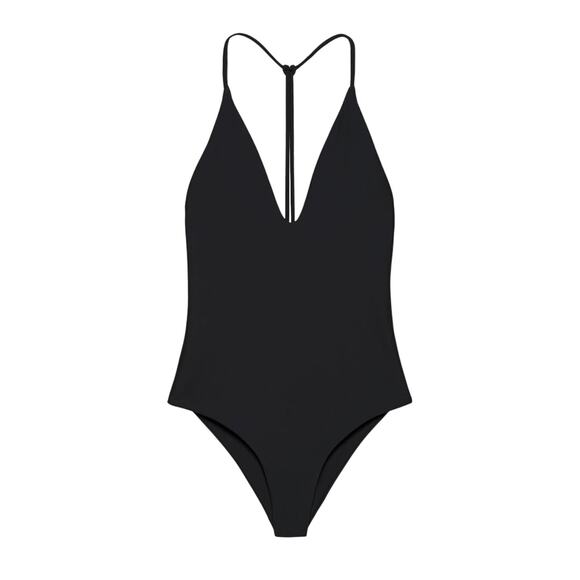 Jade Black One-Piece Swimsuit - Picture 1 of 8